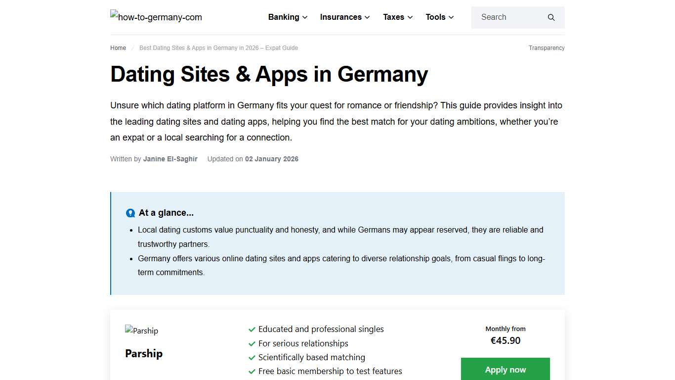 Best Dating Sites & Apps in Germany in 2026 – Expat Guide