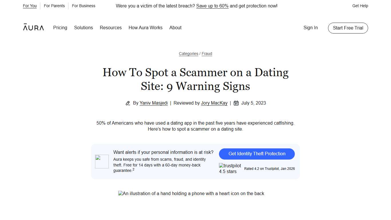 How To Spot a Scammer on a Dating Site: 9 Warning Signs