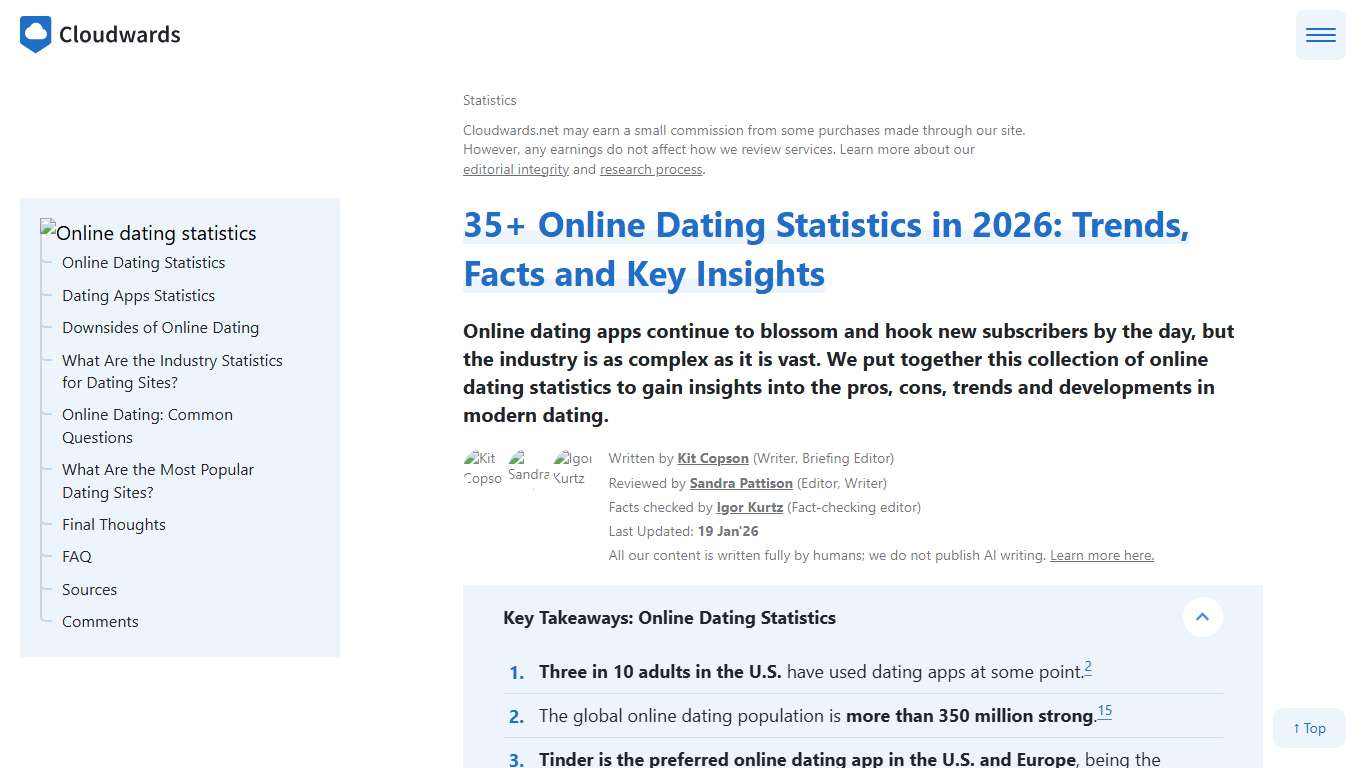 35+ Online Dating Statistics 2026: Facts, Trends and Insights